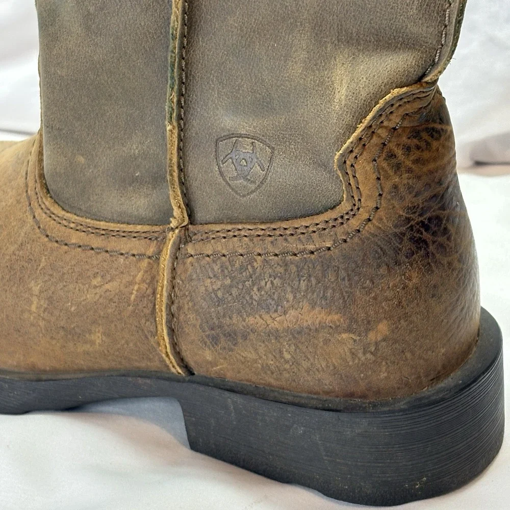 Ariat Rambler Brown Leather Western Boots Cowboy Men's Size 8 D